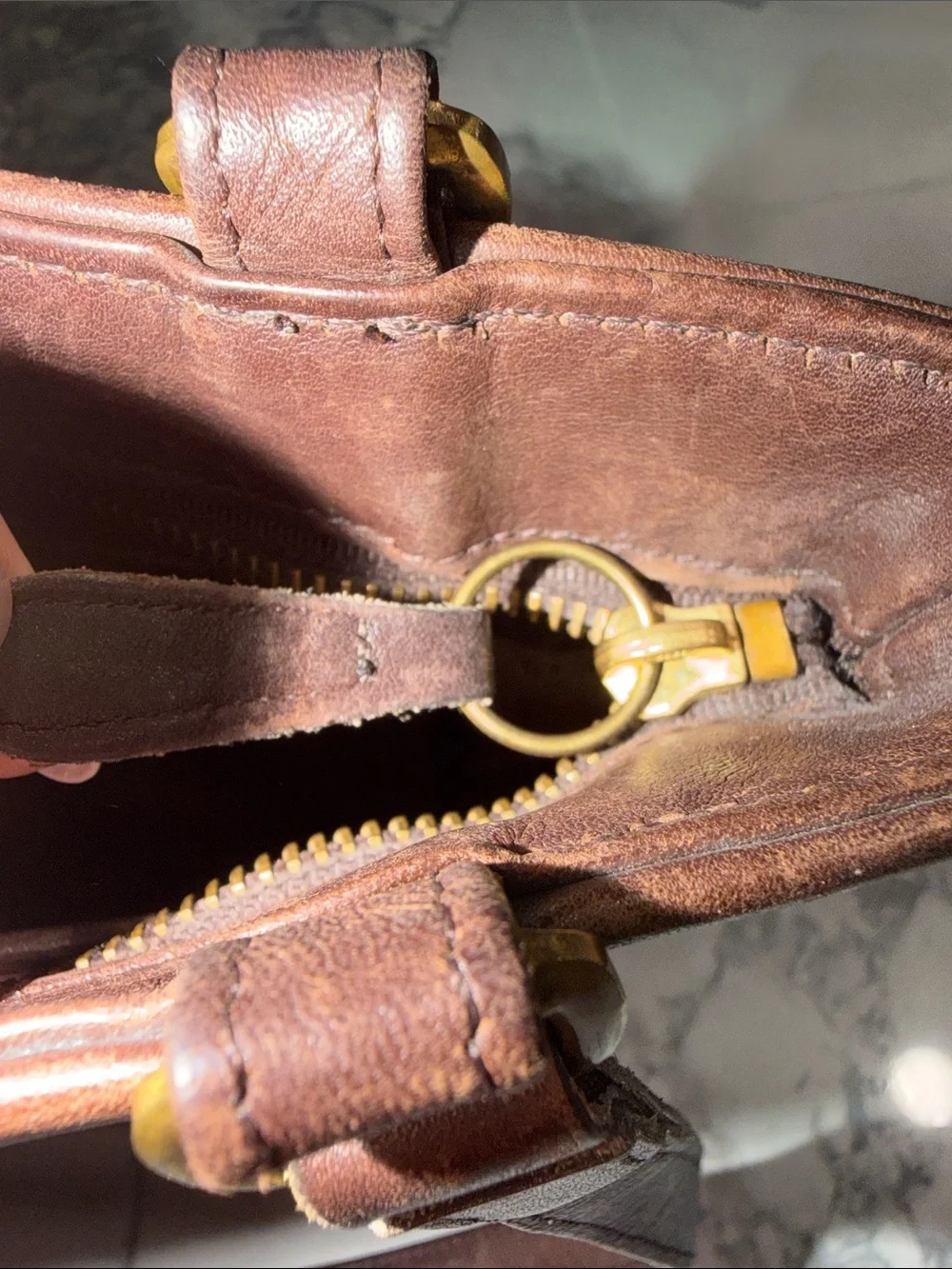 Coach Vintage Leather Shopper Tote